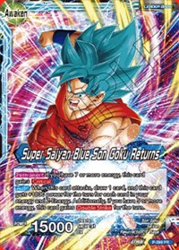 Son Goku // Super Saiyan Blue Son Goku Returns card art