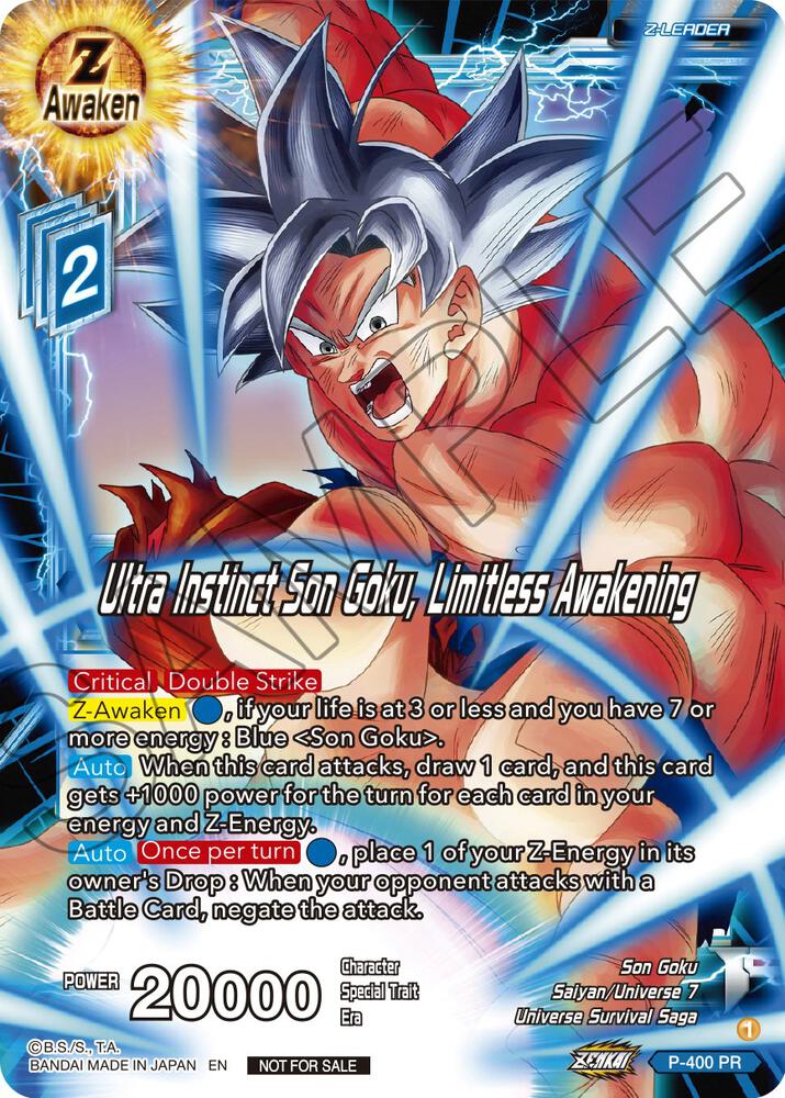 Ultra Instinct Son Goku, Limitless Awakening Promotion Cards