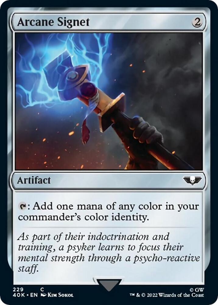 Arcane Signet (229) (Surge Foil) - Universes Beyond: Warhammer