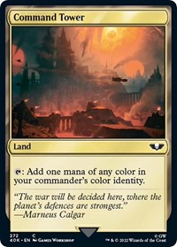 Command Tower (272) (Surge Foil) - Universes Beyond: Warhammer 40,000 - Magic: The Gathering card