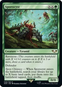 Sporocyst (Surge Foil) - Universes Beyond: Warhammer 40,000 - Magic: The Gathering card