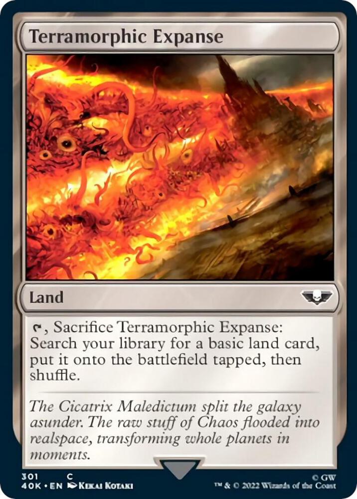 Terramorphic Expanse (Surge Foil) - Universes Beyond: Warhammer