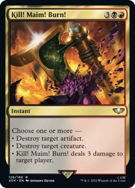 Kill! Maim! Burn! (Surge Foil)
