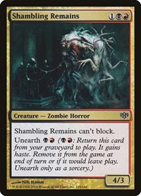 Shambling Remains - Conflux - Magic: The Gathering card