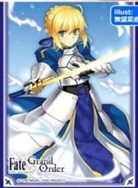 Chara Sleeve Collection Matte Series No.MT318: Fate/Grand Order: Saver/Altria Pe · Movic Imported Card Sleeves