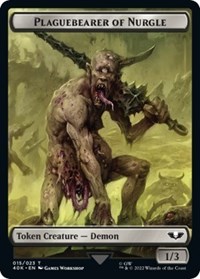 Plaguebearer of Nurgle // Astartes Warrior (012) Double-Sided Token