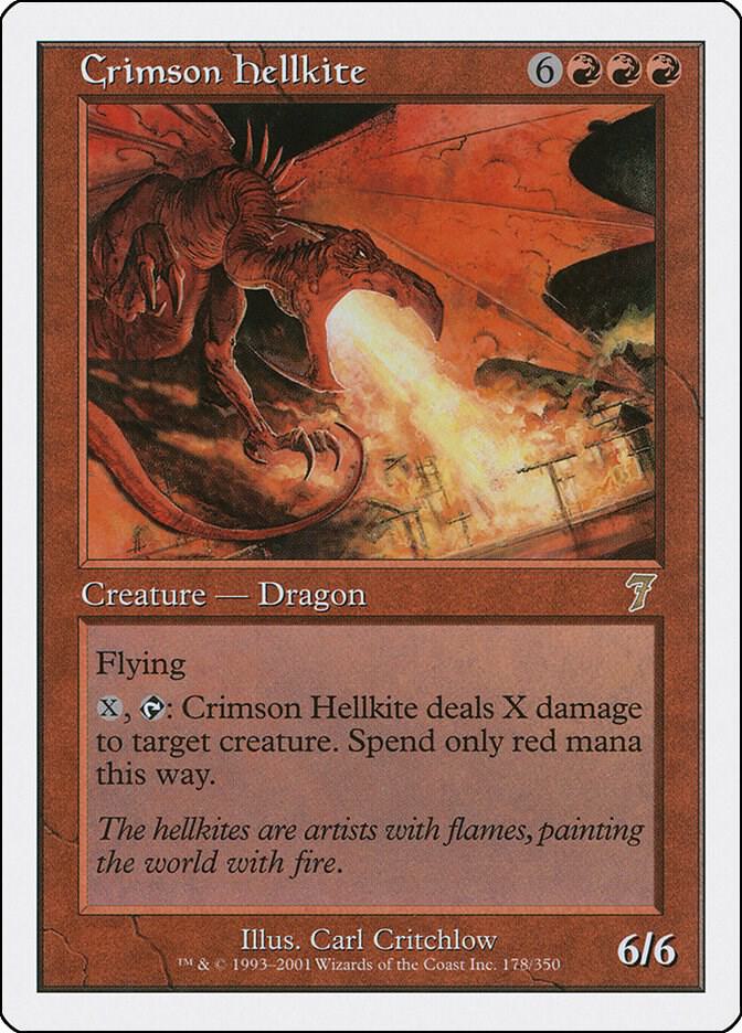 MTG【Foil】真紅のヘルカイト/Crimson Hellkite [7ED] Crimson Hellkite - 7th Edition - Magic: The Gathering - TCGplayer.com