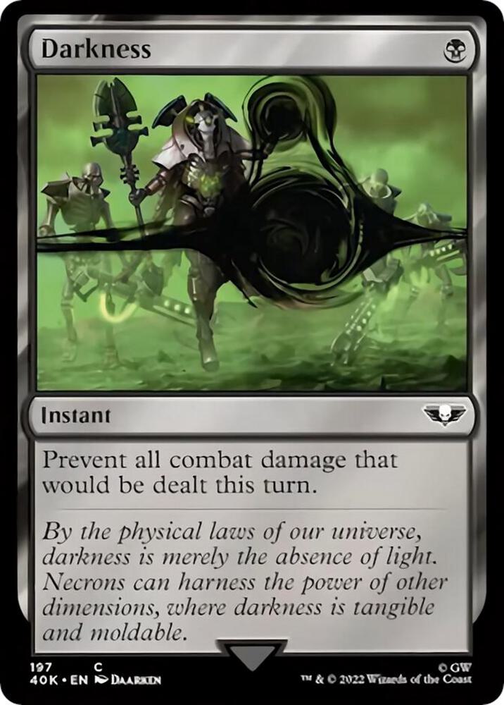 Darkness - Universes Beyond: Warhammer 40,000 - Magic: The Gathering -  TCGplayer.com