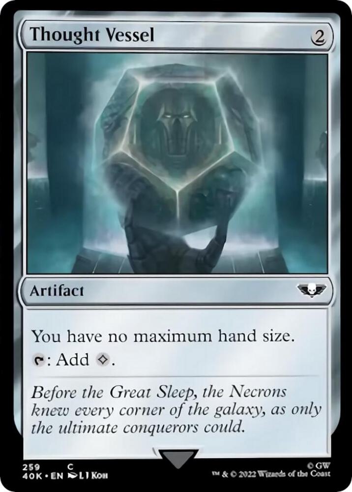 Thought Vessel (Surge Foil) - Universes Beyond: Warhammer 40,000 - Magic:  The Gathering - TCGplayer.com