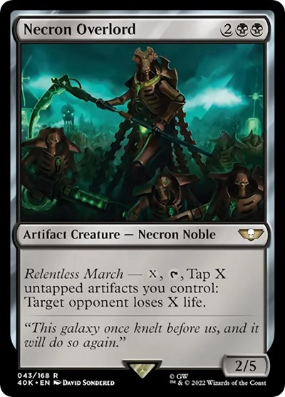 Necron Overlord (Surge Foil)