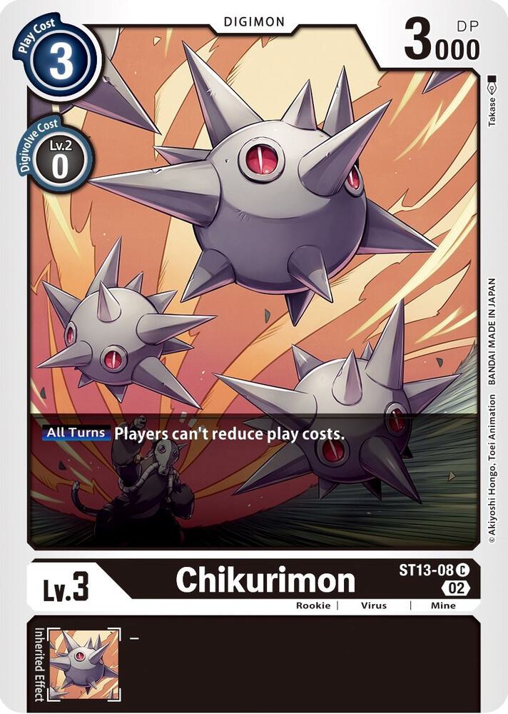 Chikurimon - Starter Deck 13: Ragnaloardmon - Digimon Card Game