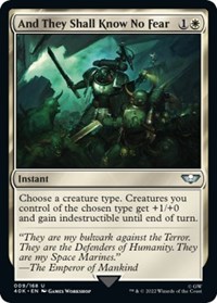 And They Shall Know No Fear (Surge Foil)