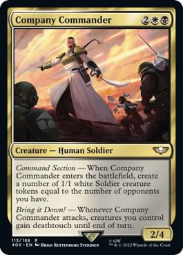 mtg warhammer 40k commander cards 40,000 Magic: The Gathering: Warhammer 40,000