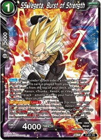 SS Vegeta, Burst of Strength card art
