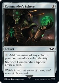 Commander's Sphere (234) (Surge Foil) - Universes Beyond: Warhammer 40,000 - Magic: The Gathering card