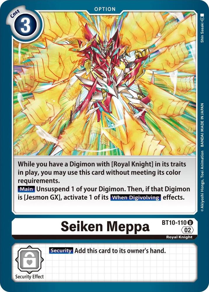 Seiken Meppa - Xros Encounter - Digimon Card Game - TCGplayer.com