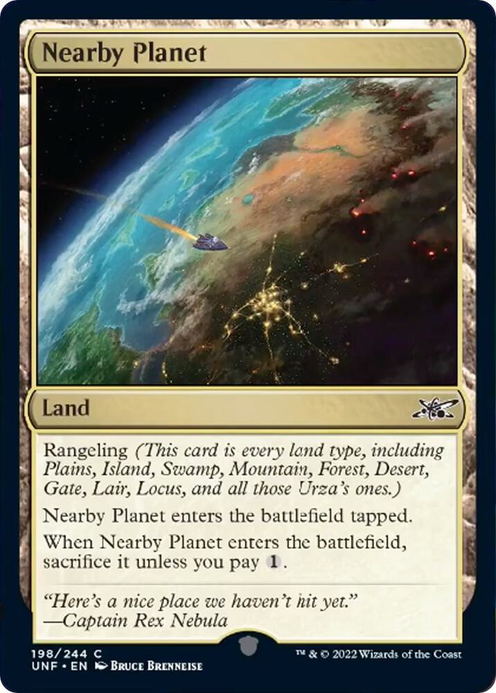 Nearby Planet - Unfinity - Magic: The Gathering - TCGplayer.com Nearby Planet - Unfinity - Magic: The Gathering - TCGplayer.com