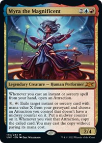 Myra the Magnificent - Unfinity - Magic: The Gathering card