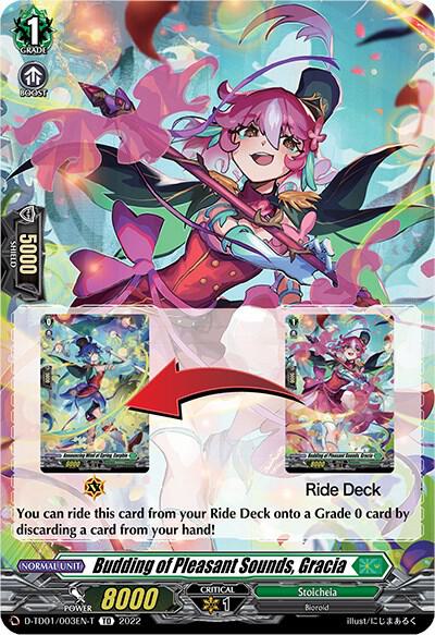 Budding of Pleasant Sounds, Gracia (Tutorial Card)