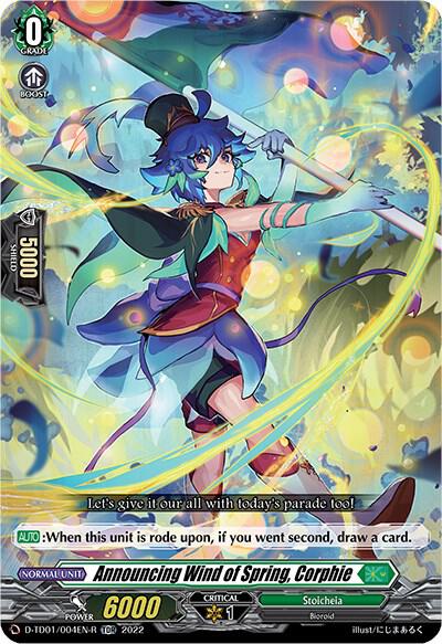 Announcing Wind of Spring, Corphie (Foil)