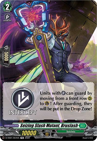 Seizing Slash Mutant Bruslash Price & Card Details — D-TD01: Urara