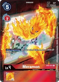 Meramon (25th Special Memorial Pack) - Battle of Omni - Digimon card