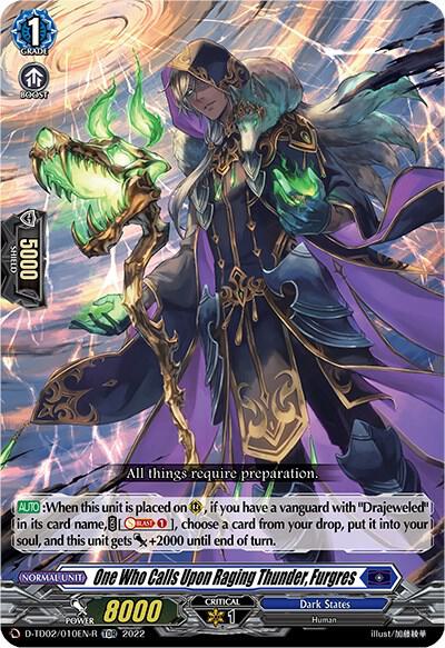 One Who Calls Upon Raging Thunder, Furgres (Foil)