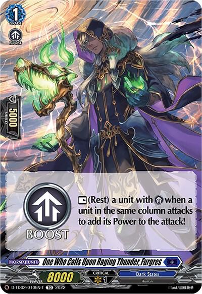 One Who Calls Upon Raging Thunder, Furgres (Tutorial Card)