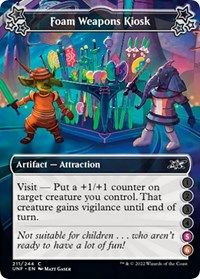 Foam Weapons Kiosk (5-6) - Unfinity - Magic: The Gathering card