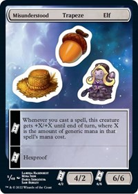 Misunderstood Trapeze Elf - Unfinity - Magic: The Gathering card