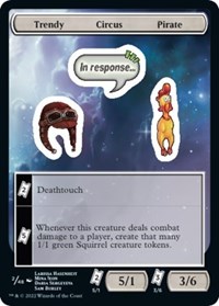 Trendy Circus Pirate - Unfinity - Magic: The Gathering card