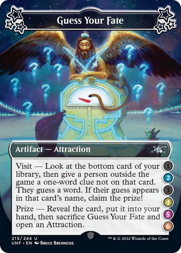 Guess Your Fate (2-4-5-6) 215 card