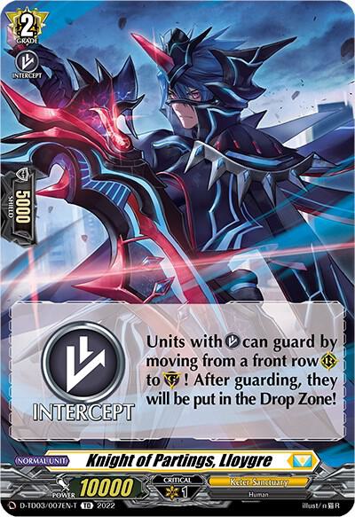 Knight of Partings, Lloygre (Tutorial Card)
