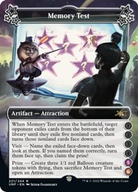 Memory Test (5-6) - Unfinity - Magic: The Gathering card