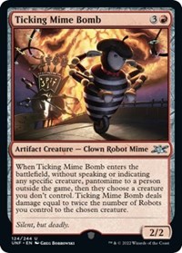 Ticking Mime Bomb - Unfinity - Magic: The Gathering card