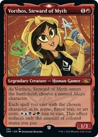 Vorthos, Steward of Myth (Showcase) - Unfinity - Magic: The Gathering card
