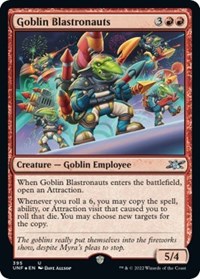 Goblin Blastronauts (Galaxy Foil) - Unfinity - Magic: The Gathering card