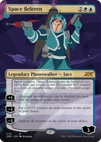 Space Beleren (Borderless) - Unfinity - Magic: The Gathering card