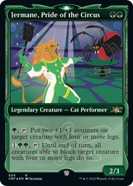 Jermane, Pride of the Circus (Showcase) (Galaxy Foil) 504 card