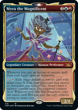 Myra the Magnificent (Showcase) (Galaxy Foil) - Unfinity - Magic