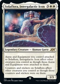 Solaflora, Intergalactic Icon (Galaxy Foil) - Unfinity - Magic: The Gathering card