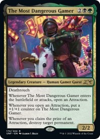 The Most Dangerous Gamer - Unfinity - Magic: The Gathering card
