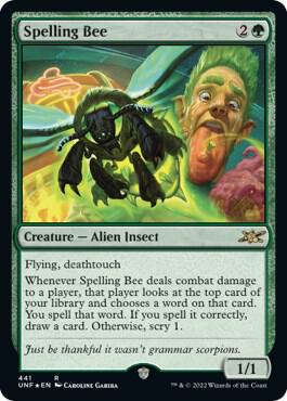 Spelling Bee (Galaxy Foil) 441 card