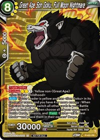Great Ape Son Goku, Full Moon Nightmare card art