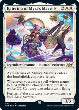 Katerina of Myra's Marvels (Galaxy Foil) 302 card