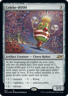 Celebr-8000 (Galaxy Foil) - Unfinity - Magic: The Gathering