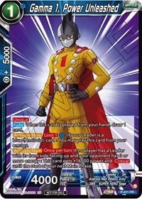 Gamma 1, Power Unleashed (Zenkai Series Tournament Pack Vol.1) card art