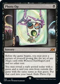 Photo Op (Galaxy Foil) - Unfinity - Magic: The Gathering card