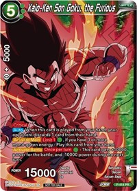 Kaio-Ken Son Goku, the Furious (Zenkai Series Tournament Pack Vol.1 Winner) card art