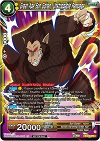 Great Ape Son Gohan, Unstoppable Rampage (Zenkai Series Tournament Pack Vol.1) card art
